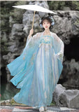 Ndyad HanFu Fairytale Green Evening Dresses Birthday Prom Dresses HZ1024