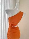 Ndyad sleeveless dress with ruffled slits HZ1024