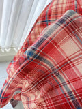 Ndyad retro plaid suspender tea dress HZ1024