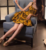 Ndyad 3D Flower Sling Dress HZ1024