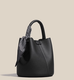 Ndyad trendy red niche versatile portable bucket bag HZ1024