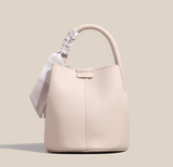 Ndyad trendy red niche versatile portable bucket bag HZ1024