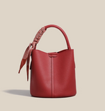 Ndyad trendy red niche versatile portable bucket bag HZ1024