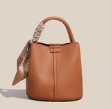 Ndyad trendy red niche versatile portable bucket bag HZ1024