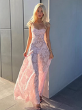 Ndyad sling slim evening gown long dress sling dress HZ1024