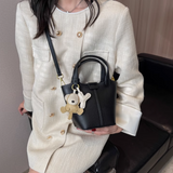 Ndyad and simple large capacity bucket bag HZ1024