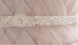 Ndyad A Line Spaghetti Strap Tulle Beaded Long Prom Dress Sweet Applique Wedding Dress HZ1024