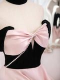 Ndyad Sweetheart Neck Satin Pink Long Prom Dress, Pink Long Formal Dress HZ1024