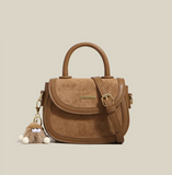 Ndyad autumn and winter niche design saddle bag retro versatile hand-held shoulder messenger bag HZ1024