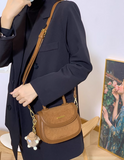 Ndyad autumn and winter niche design saddle bag retro versatile hand-held shoulder messenger bag HZ1024