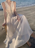 Ndyad V-neck A-Line Cute Birthday Prom Dress HZ1024