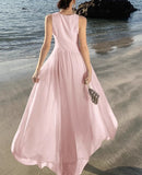 Ndyad V-neck A-Line Cute Birthday Prom Dress HZ1024