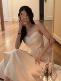 Ndyad Satin A-Line Slip Dress HZ1024