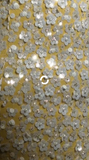 Ndyad Yellow One Shoulder Sheath Sequin Beaded Long Prom Dresses Evening Gowns with Slits HZ1024
