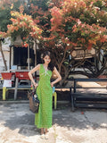 Ndyad retro V-neck floral dress HZ1024