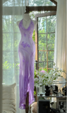 Ndyad Green Halter Sheath Beaded Chiffon Long Prom Dresses Elegant Green Evening Gowns HZ1024