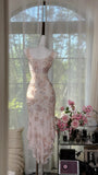 Ndyad Apricot V-neck Sheath Chiffon Short Prom Dresses Elegant Evening Gowns with Beading HZ1024