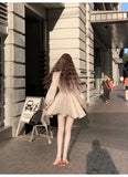 Ndyad Polka Dot Romantic Long Sleeve Dress HZ1024