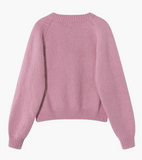 Ndyad round neck loose cardigan HZ1024