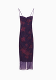 Ndyad backless printed lace suspender hip skirt HZ1024