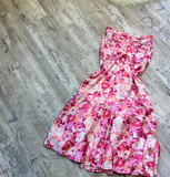 Ndyad Spaghetti Straps Sheath Short Prom Dresses, Floral Homecoming Dresses HZ1024