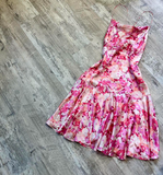 Ndyad Spaghetti Straps Sheath Short Prom Dresses, Floral Homecoming Dresses HZ1024