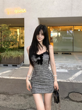 Ndyad style bow slim suspender hip skirt HZ1024
