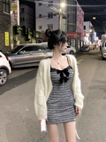 Ndyad style bow slim suspender hip skirt HZ1024