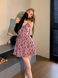 Ndyad and hot girl style floral tassel halter dress HZ1024