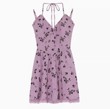 Ndyad and hot girl style floral tassel halter dress HZ1024