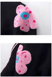 Ndyad floral contrast wave sleeve sweater HZ1024