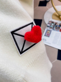 Ndyad Style Heart Rabbit Cardigan Sweater HZ1024