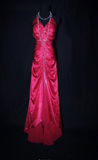 Ndyad V-neck Sheath Turquoise Long Prom Dresses Beaded Satin Turquoise Evening Dresses HZ1024