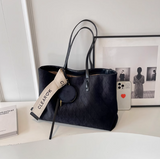 Ndyad retro large capacity commuter shoulder tote bag HZ1024