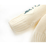 Ndyad style three-dimensional bear hooded knitted cardigan HZ1024