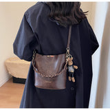 Ndyad versatile crossbody bag portable bucket bag HZ1024