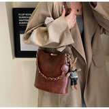 Ndyad versatile crossbody bag portable bucket bag HZ1024