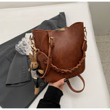 Ndyad versatile crossbody bag portable bucket bag HZ1024
