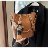 Ndyad versatile crossbody bag portable bucket bag HZ1024