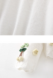Ndyad 3D Flower Long Sleeve Cardigan Sweater HZ1024