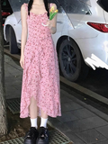 Ndyad Tea Break Floral Ruffled Sling Dress HZ1024