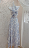 Ndyad halterneck floral print dress HZ1024