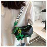 Ndyad casual wide shoulder strap shoulder bag HZ1024
